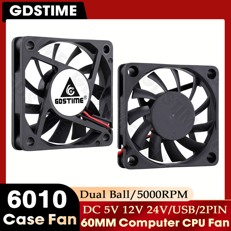 Esports Gaming Fan - GDSTIME 60mm Fan 24V 12V Fan