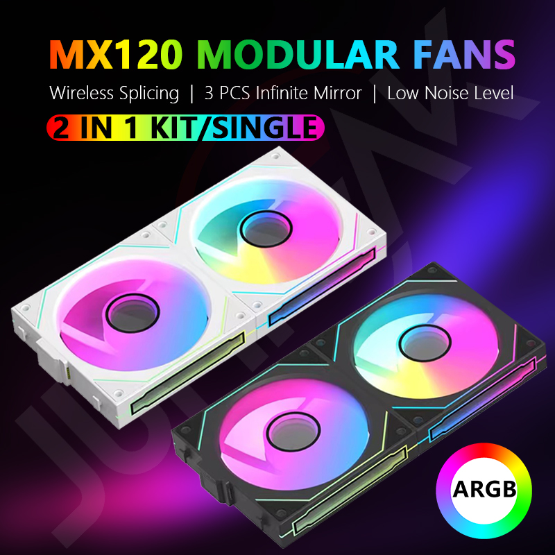 Esports Gaming Fan - JUMPEAK MX120 240mm Modular Wireless Splicing
