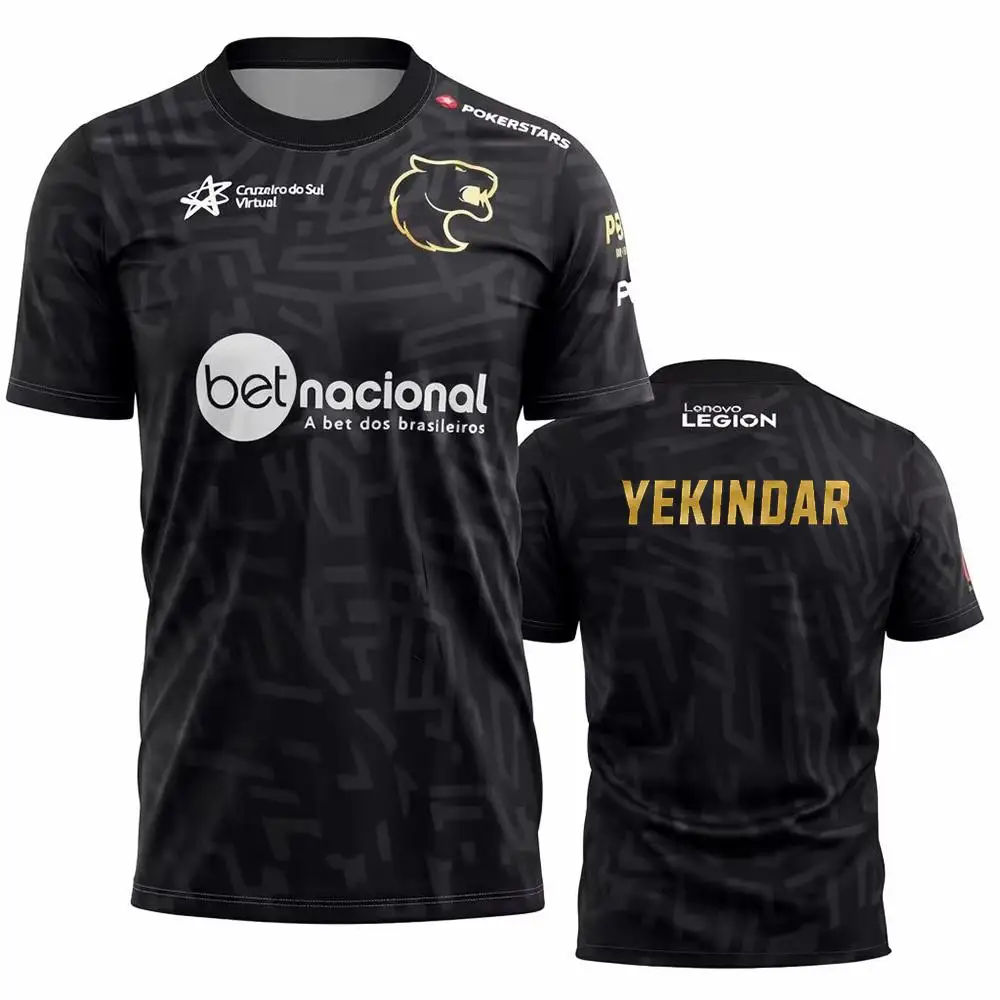 Men's FURIA ESports Team Jerse - Esports Gaming Sleeve 评论和价格
