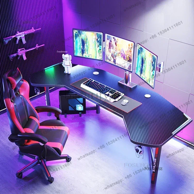 White Computer Desk Office Fur - Esports Gaming Furniture 评论和价格