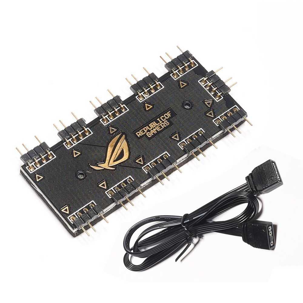 5V 3 Pin ARGB RGBW Cable ASUS  - Esports Gaming Fan 评论和价格