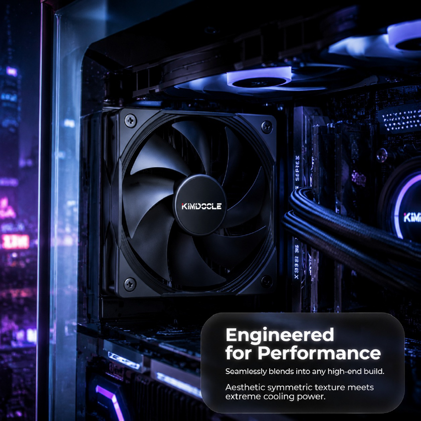 Kimdoole 9015 Ultra Thin PC Fa - Esports Gaming Fan 评论和价格