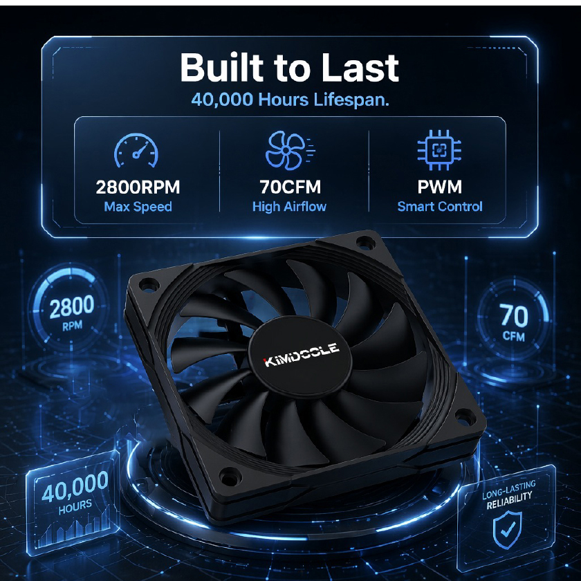 Kimdoole 9015 Ultra Thin PC Fa - Esports Gaming Fan 评论和价格